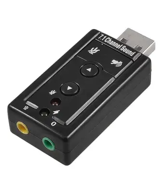USB การ์ดเสียง ซาวด์การ์ด Audio 3D Sound Virtual 7.1 Channel Card Adapter
