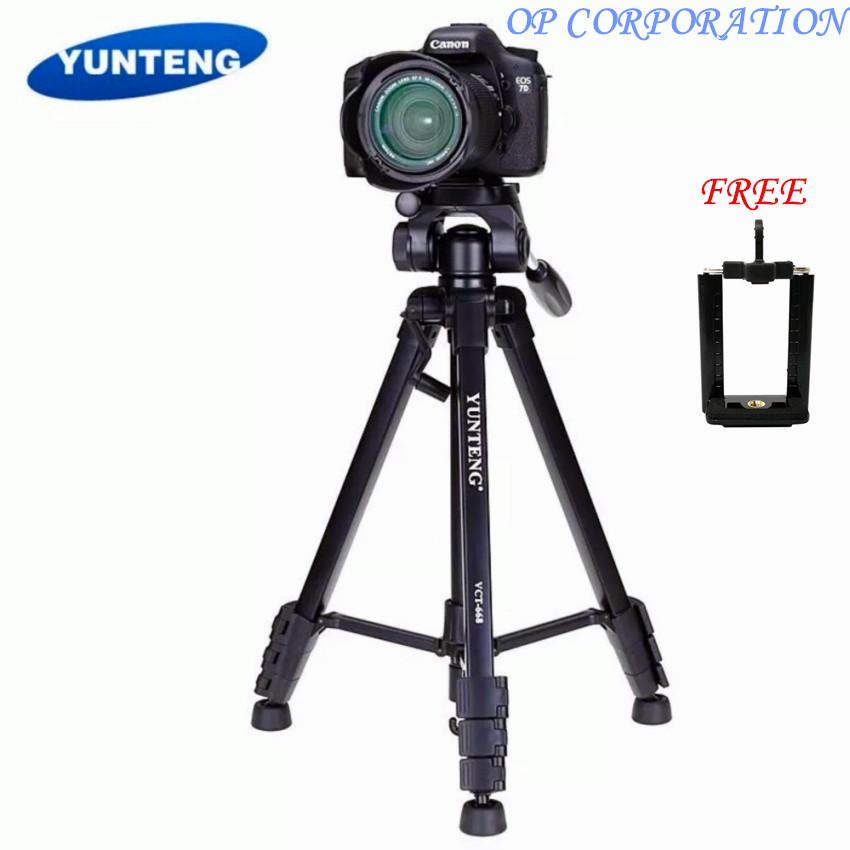 YUNTENG VCT-668 ขาตั้งกล้อง ขาตั้งมือถือ 3ขา tripod for camera DV Professional Photographic equipment Gimbal Head new - intl