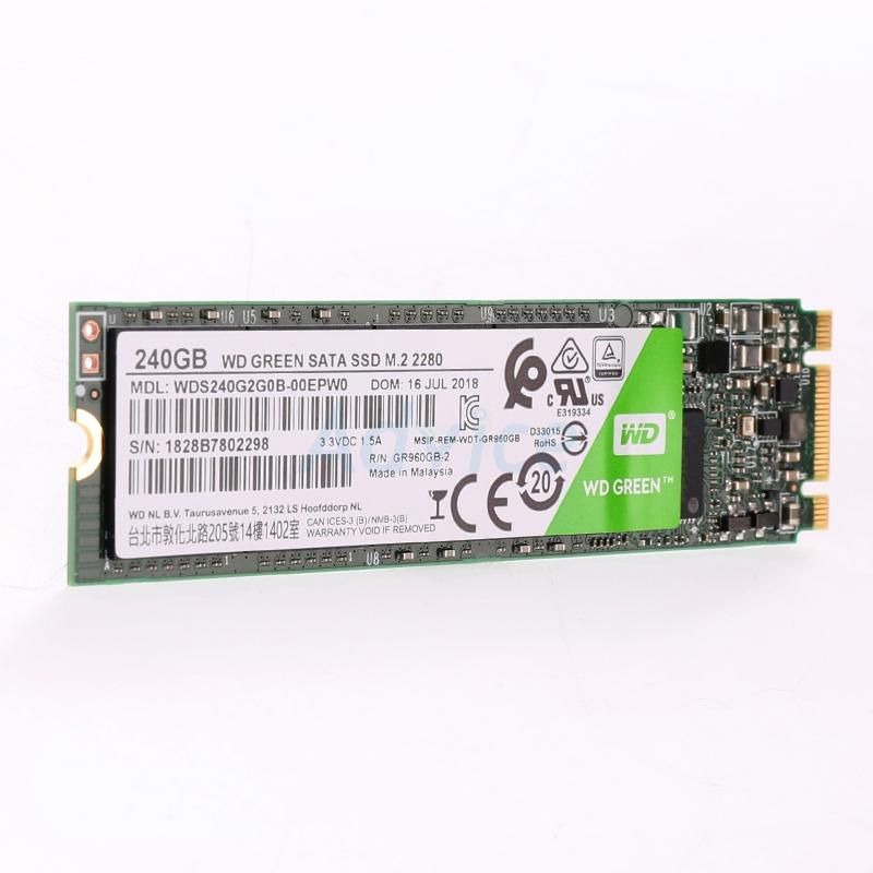 WESTERN ฮาร์ดดิสก์ 240 GB SSD WD Green (WDS240G2G0B) M.2 2280