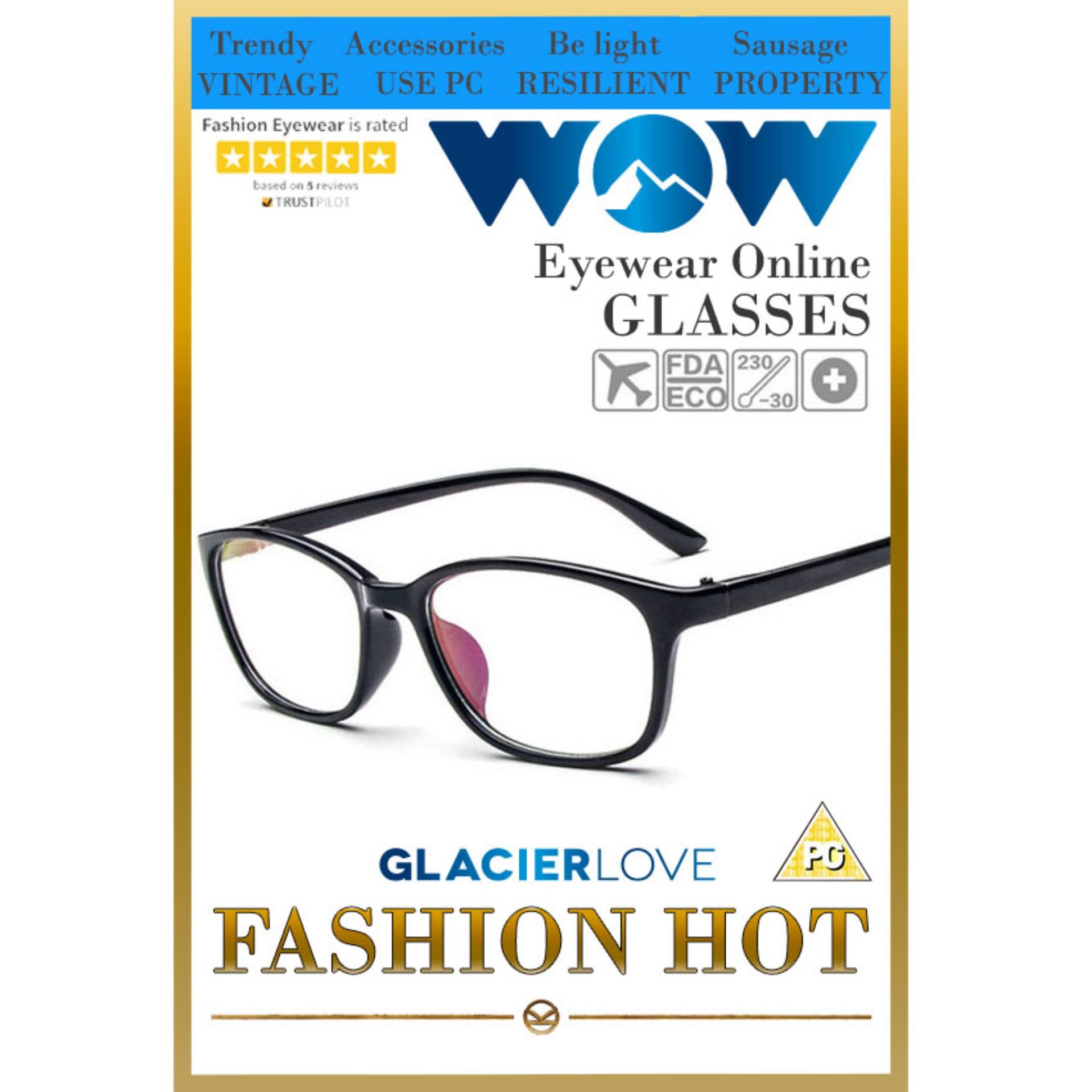 แว่นตาเกาหลี Fashion Korea แว่นตา รุ่น 2338 กรอบแว่นตา Eyeglass frame ( สำหรับตัดเลนส์ ) ทรงสปอร์ต วัสดุ PC ขาข้อต่อ Spectacles EyewearTop Glasses