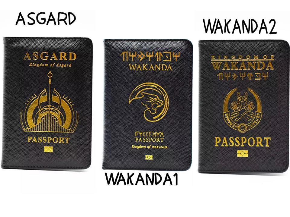 ปกพาสปอต ปกหนังสือเดินทาง PASSPORT COVER #Wakanda  #Asgard
