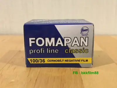 ฟิล์มขาวดำ Fomapan 100 35mm 135-36 Black and White Film