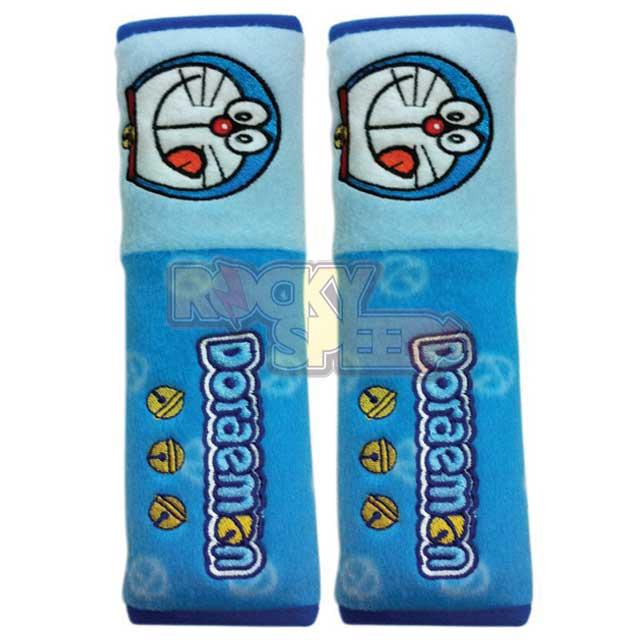 Doraemon ลิขสิทธิ์แท้ หุ้มเบลท์ เข็มขัดนิรภัยรถยนต์ แพ็คคู่