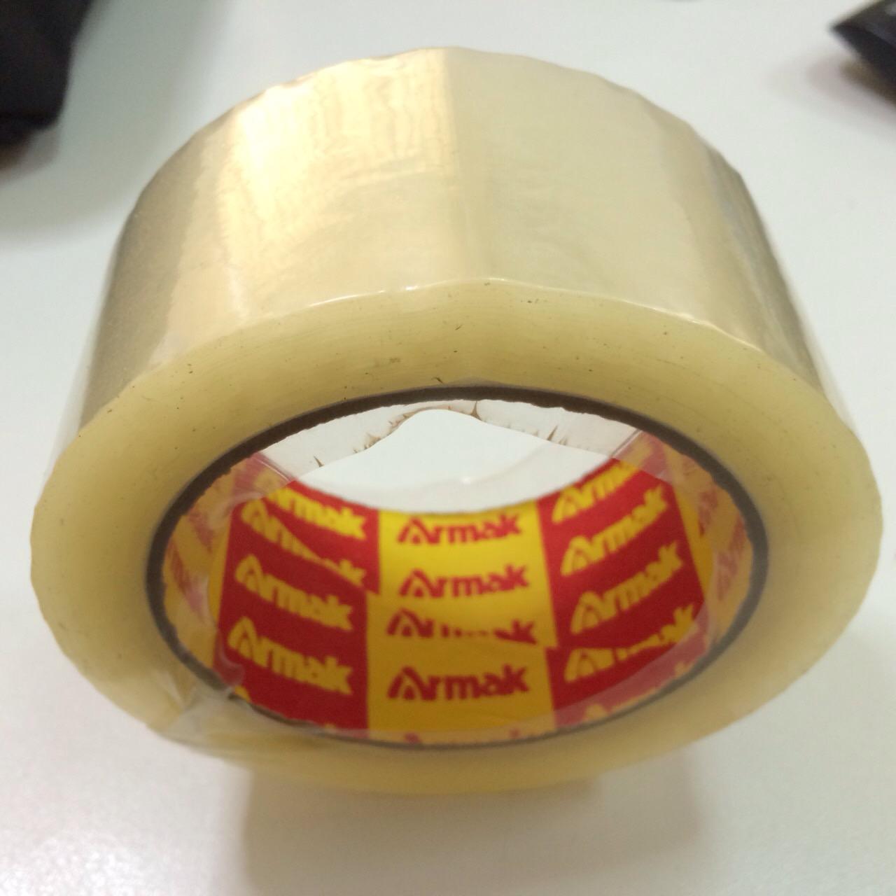12 ม้วน x เทปใส เทปกาว เทปปิดกล่อง ARMAK โอพีพีเทปใส ขนาด 2นิ้ว 100หลา : image 12 ม้วน x เทปใส เทปกาว เทปปิดกล่อง ARMAK โอพีพีเทปใส ขนาด 2นิ้ว 100หลา