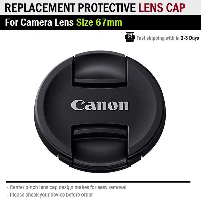 Qbag ฝาปิด หน้าเลนส์ ขนาด 67 mm ฝาปิดหน้าเลนส์ Canon - ฝาปิดเลนส์ Lens Cap For Canon EOS Lenses size 67mm