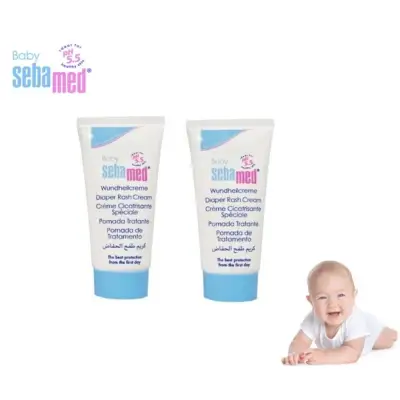 Baby Sebamed ครีมสำหรับผื่นผ้าอ้อม Diaper Rash Cream 50 ml. (แพ็ค 2 หลอด)
