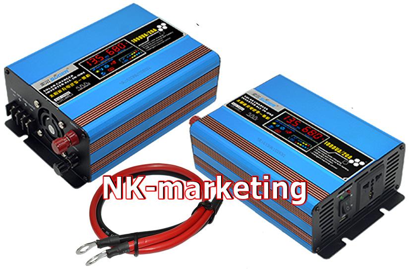 ขาย อินเวอร์เตอร์ 12v 1000w SUOER (SUS-1000A) - Modified Sine Wave Solar Inverter With Built-in Charge Controller