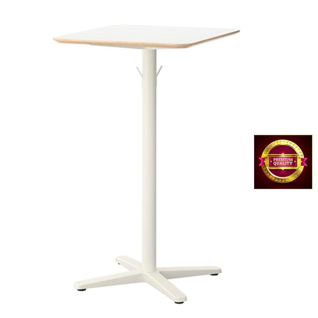 โต๊ะบาร์เมลามีน ทนความร้อนและรอยขีดข่วนได้ดี สีขาว 70x60 cm