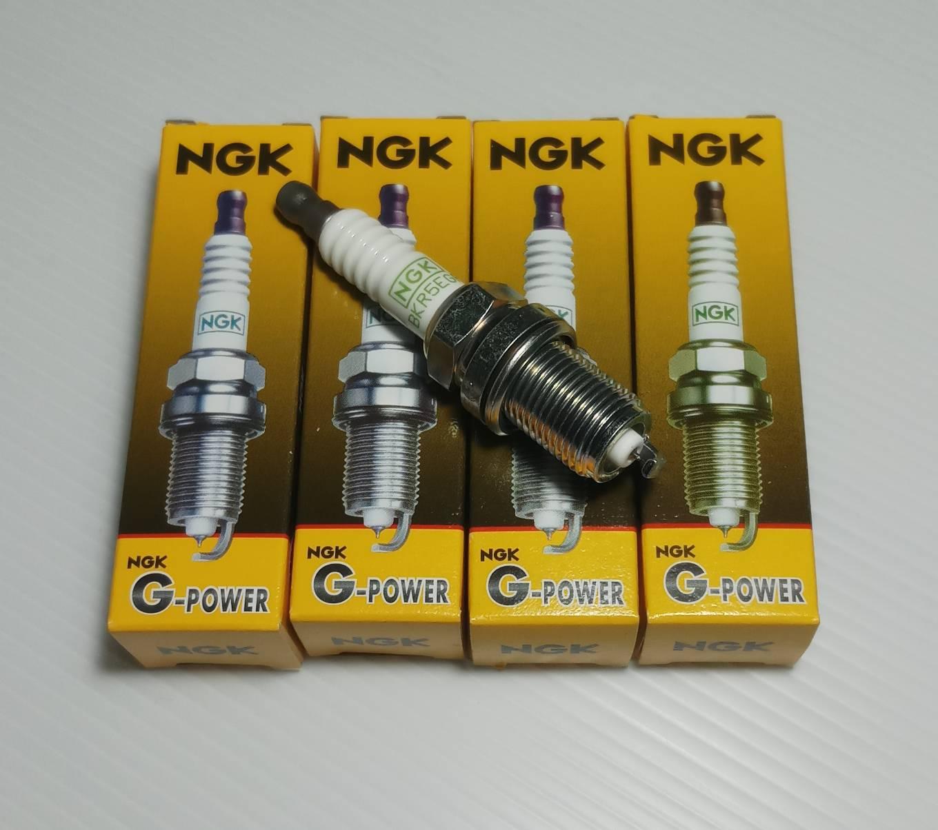 NGK หัวเทียน BKR5EGP 7090 (G-Power Platinum) NGK แท้ 100% (1ชุด/ 4หัว)