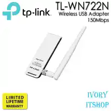 ภาพขนาดย่อของภาพหน้าปกสินค้าTP-LINK TL-WN722N Wireless USB Adapter 150Mbps รุ่น WN722N/ivoryitshop จากร้าน Ivoryitshop บน Lazada