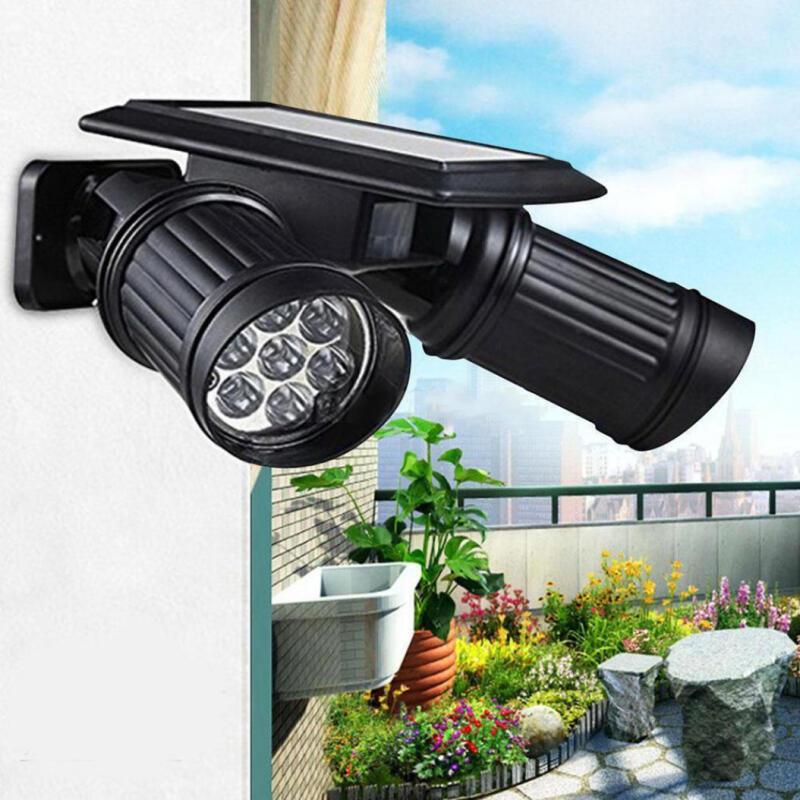 PREMIUM PRODUCT 14 LED Dual Head Solar Powered Yard Light PIR Motion
Sensor Spotlight Wall Lamp