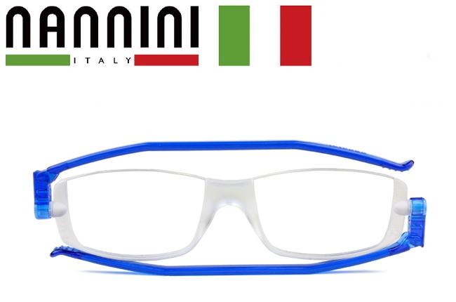 แว่นอ่านหนังสือ / แว่นสายตายาวเลนส์สำเร็จรูป NANNINI ( +150 สีน้ำเงิน )