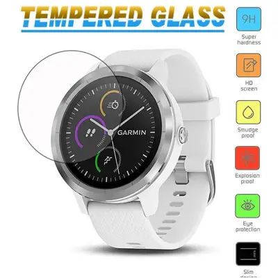 Tempered Glass Screen Protector For Garmin Vivoactive 3