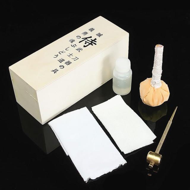 JAPAN กล่องบำรุงรักษาดาบ ทำความสะอาด ดาบญี่ปุ่น Samurai Sword Maintenance Box ดาบซามูไร katana ใช้บำรุงรักษาใบดาบ ให้มีความสวยงาม และสมบูรณ์แบบดังเดิม