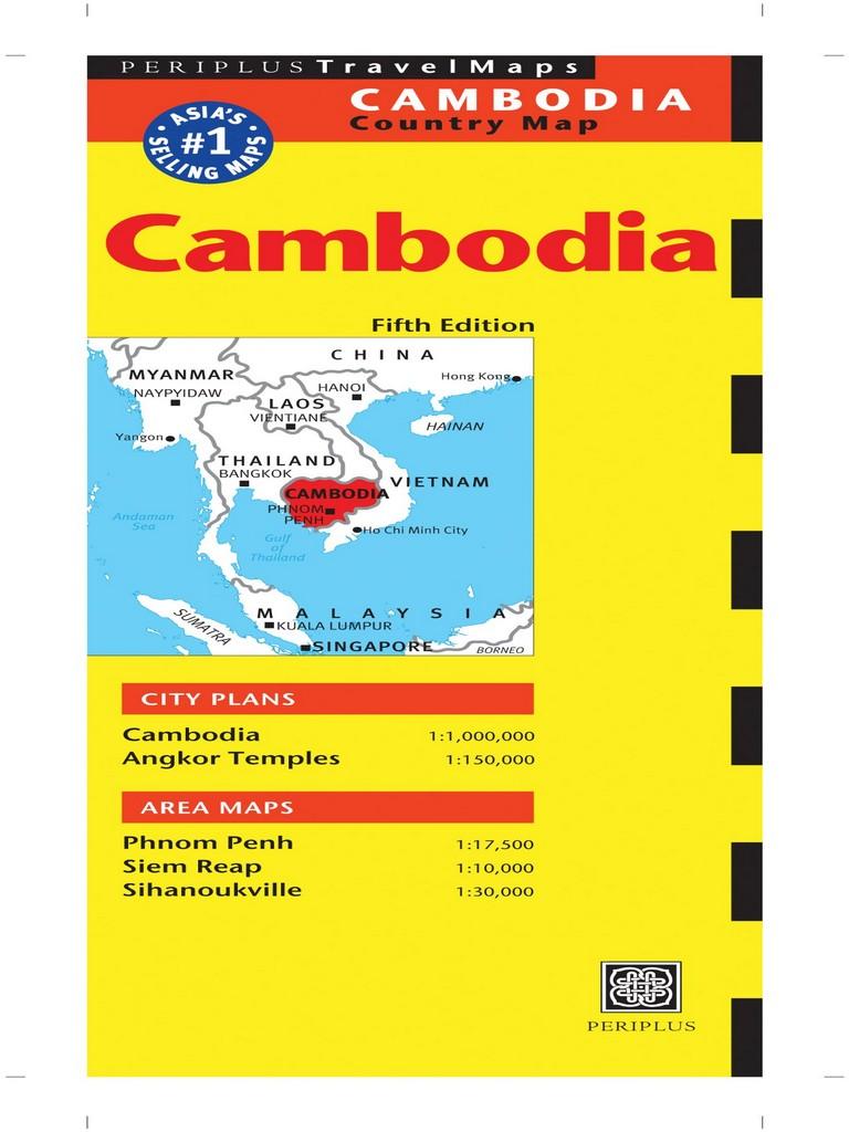 PERIPLUS TRAVEL MAPS: CAMBODIA & PHNOM PENH (5TH ED.)