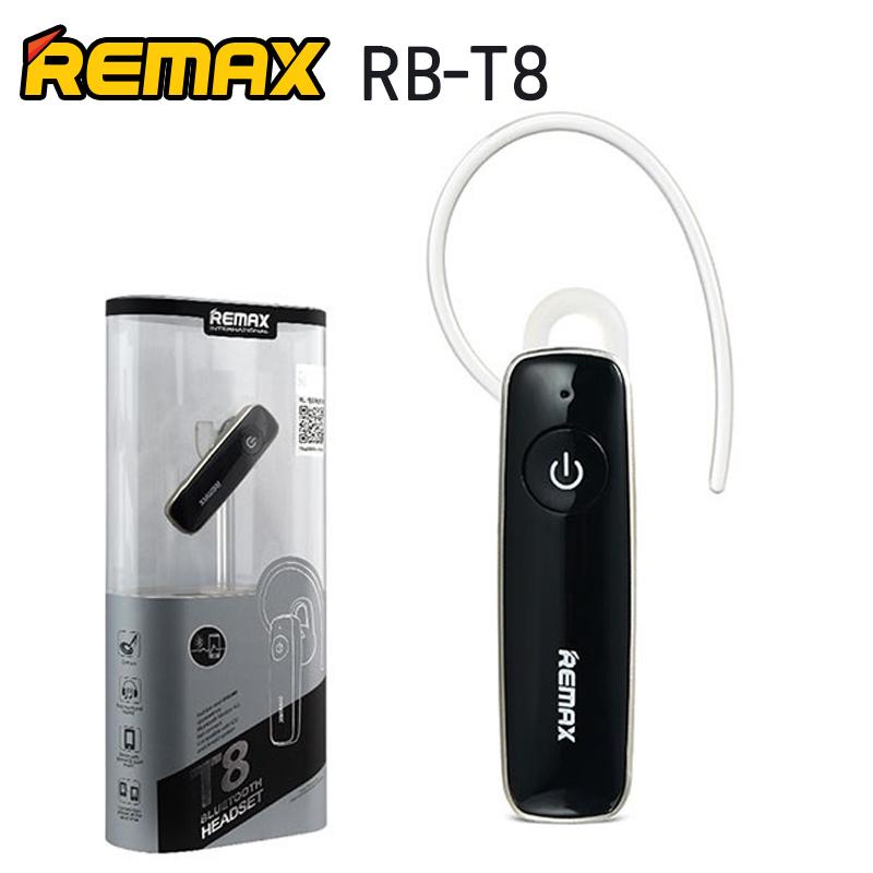 Remax หูฟัง หูฟังบลูทูธ หูฟังไร้สาย Remax Bluetooth Headset 4.1 รุ่น RB-T8