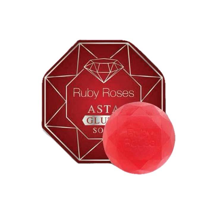 Ruby Roses Asta Gluta Soap รับบี้ โรส สบู่สารสกัดอัญมณีสีแดง 1 กล่อง