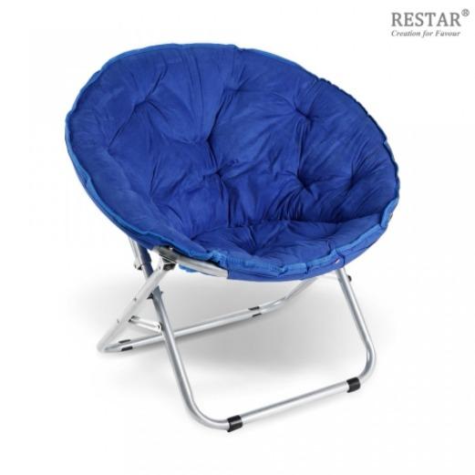 Sivili Blue Little Moon Chair เก้าอี้ พักผ่อน ทรงกลม สีฟ้า