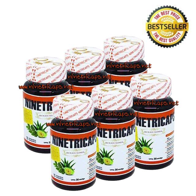 Absolute Ninetricaps แอบโซลูท ไนท์ตริแคป อาหารเสริมสมุนไพรลดน้ำหนัก 30 แคปซูล (6 กระปุก)