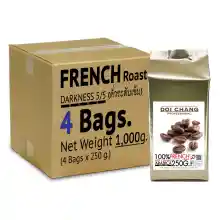 ภาพขนาดย่อของสินค้ากาแฟ คั่วเข้ม ( เอสเพรสโซ ) French ( ESPRESSO ) 1 kg. (4250g) แบบเมล็ด Doi Chang Professional Roasted Coffee Bean จาก เมล็ดกาแฟ กาแฟดอยช้าง (กาแฟสด)