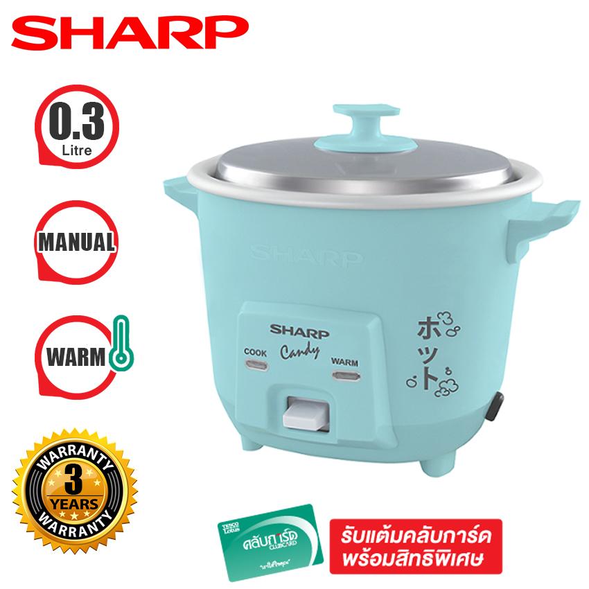 SHARP หม้อหุงข้าวไฟฟ้า Candy Collection รุ่น KSH-Q03 สีเขียว (GM) Popular and widespread products. SHARP หม้อหุงข้าวไฟฟ้า Candy Collection รุ่น KSH-Q03 สีเขียว (GM)