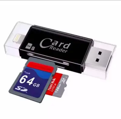 Flash USB iFlash Drive Stick SD TF Memory Card Reader Adapter for ipad for iPhone 5 6 6plus 7 Plusการ์ดรีดเดอร์สำหรับไอโอเอส
