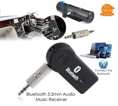 บลูทูธมิวสิคต์ BT-169 Bluetooth Music Home Car Speaker Audio Adapter 3.5mm