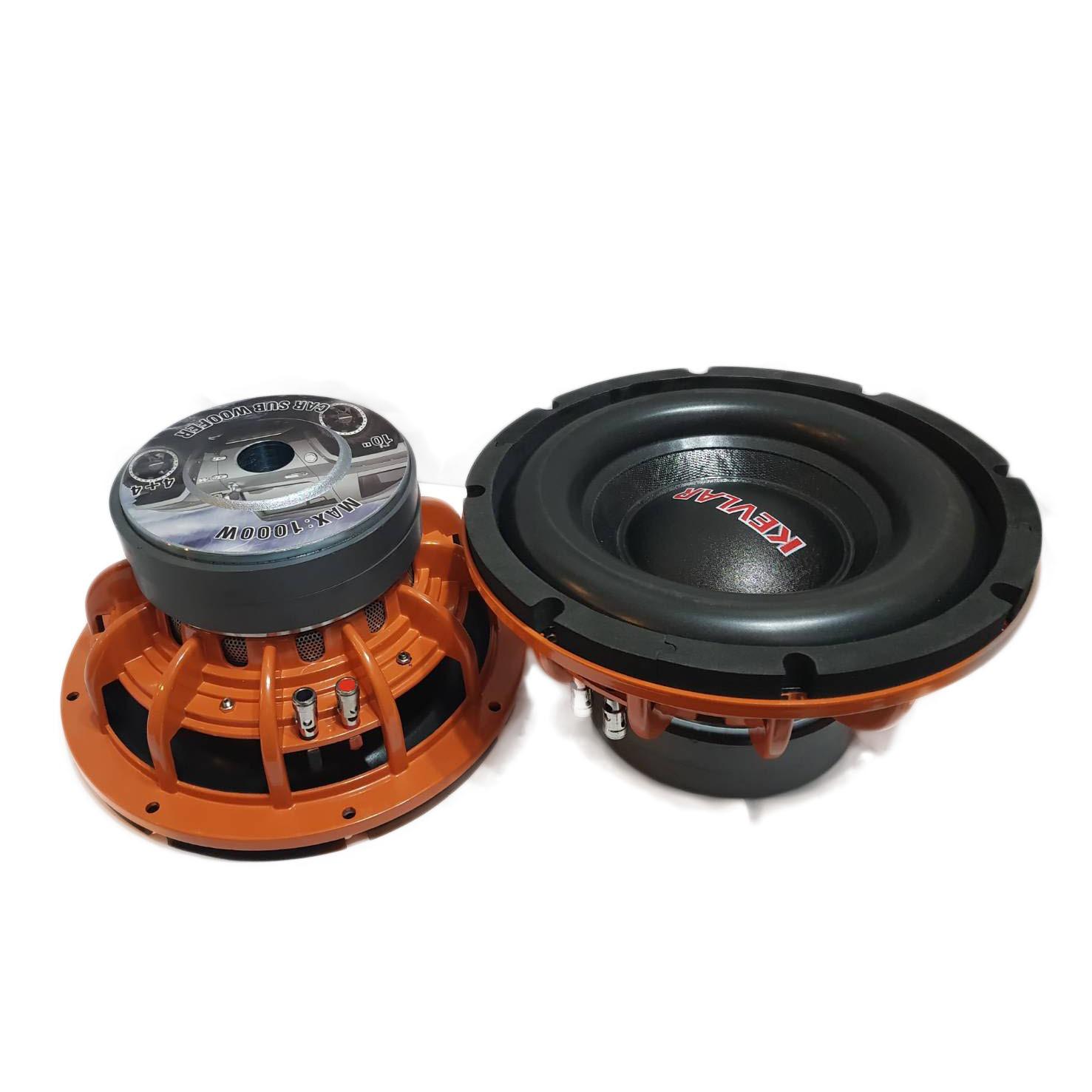 ดอกลำโพงรถยนต์ซัฟวูฟเฟอร์ 10 นิ้ว วอยซ์คู่ (4+4 ohm)1000w car subwoofer 2ตัว