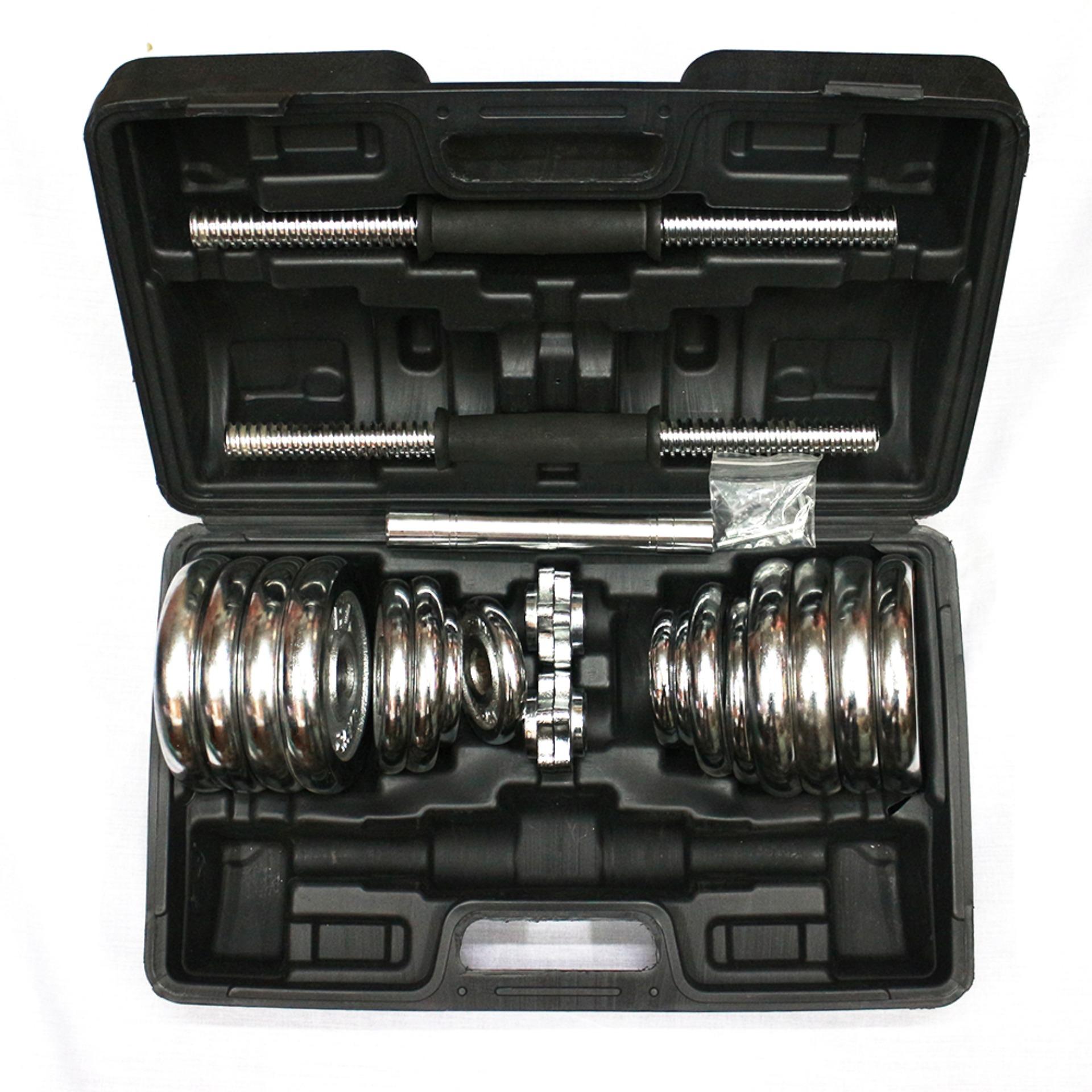 ดูภาพ ZXK - Dumbbell ดัมเบลล์ ชุบโครเมี่ยม แบบพกพา 30 kg. แถมแกนต่อดัมเบล 20 cm. <br/>เพิ่มเติม ZXK - Dumbbell ดัมเบลล์ ชุบโครเมี่ยม แบบพกพา 30 kg. แถมแกนต่อดัมเบล 20 cm.