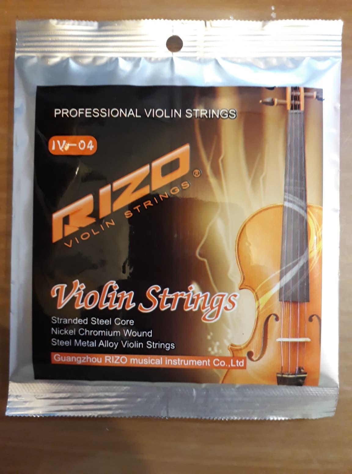 สายชุด ไวโอลิน RIZO รุ่น iv-04สายไวโอลีน Medium Tension 4/4 scale length Violinอย่างดี