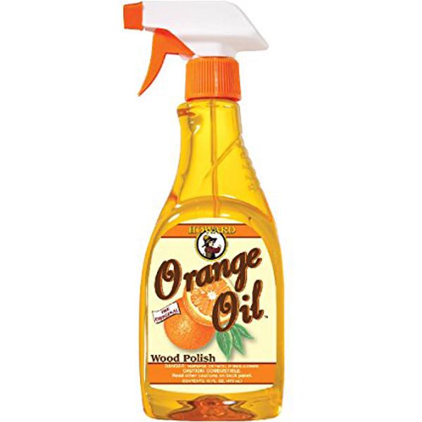 น้ำมันขัดเงาเนื้อไม้ ทำความสะอาดผิวไม้ กลิ่นส้ม Howard Orange Oil Wood Polish 16oz (473ml) By Vera Tools Online