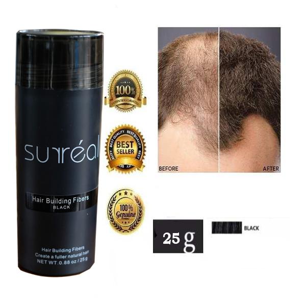 ไฟเบอร์เพิ่มผมหนา25g สีดำ ผงไฟเบอร์ปิดผมบาง แก้ปัญหาผมบาง ผมน้อยปรับปรุงลักษณะของผมให้ดูหนาขึ้นอย่างเป็นธรรมชาติ UC 1N52 : image ไฟเบอร์เพิ่มผมหนา25g สีดำ ผงไฟเบอร์ปิดผมบาง แก้ปัญหาผมบาง ผมน้อยปรับปรุงลักษณะของผมให้ดูหนาขึ้นอย่างเป็นธรรมชาติ UC 1N52