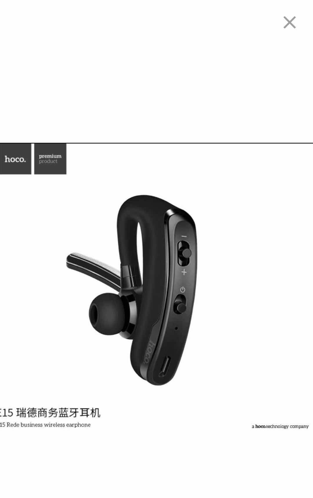 ดูภาพ ของแท้ 100% หูฟังไร้สายบลูทูธ HOCO E15 Wireless CSR Sport Stereo Earphone Bluetooth Headset ใช้ได้กับมือถือทุกรุ่น เพิ่มเติม ของแท้ 100% หูฟังไร้สายบลูทูธ HOCO E15 Wireless CSR Sport Stereo Earphone Bluetooth Headset ใช้ได้กับมือถือทุกรุ่น