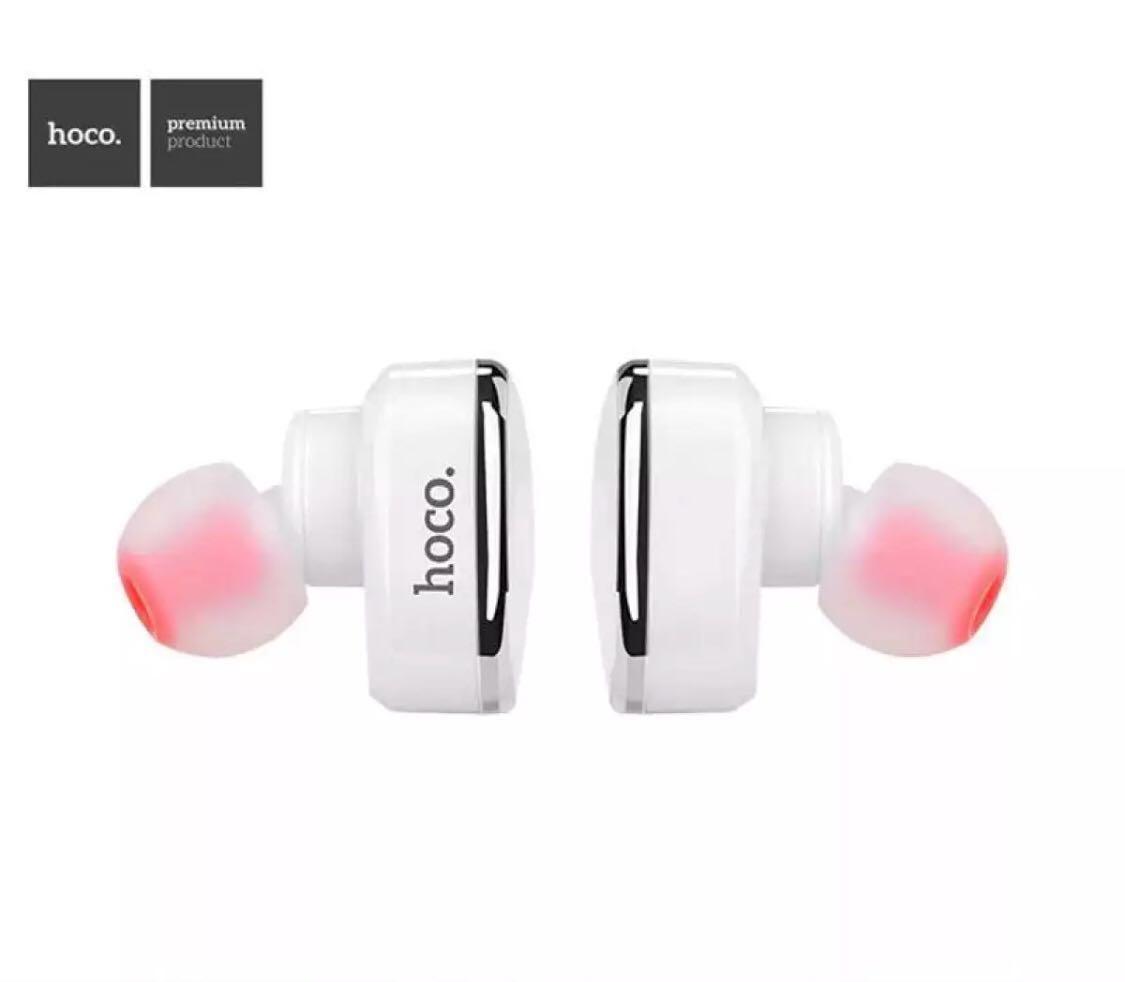 ของแท้ 100% หูฟังบลูทูธ Hoco E7 หูฟังไร้สาย Premium Earphone Bluetooth V4.1 ขาว