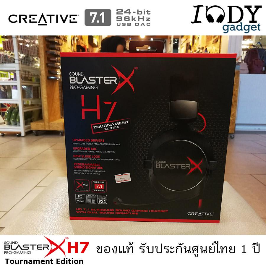 Headphone Sound Blasterx H7 Tournament Headset Creative Labs Sound