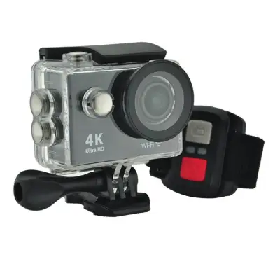 กล้องกันน้ำ ถ่ายใต้น้ำ ชัดจริง Sport camera Action camera 4K Ultra HD waterproof WIFI FREE Remote BLACK