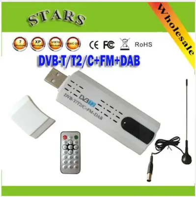 ดิจิตอลดาวเทียมDVB t2 usbทีวีติดจูนเนอร์ที่มีเสาอากาศรับสัญญาณทีวีแบบHDระยะไกลสำหรับDVB-T2/DVB-C/FM/DAB USBทีวีติดFreeShipping