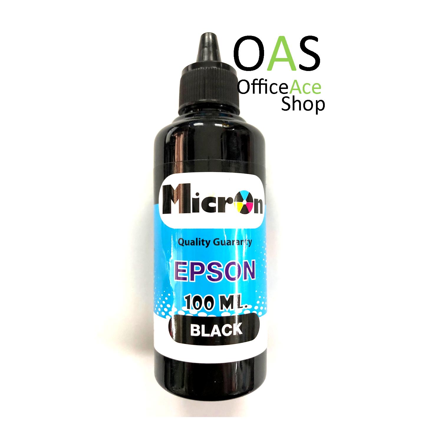 MICRON หมึกเติมอิงค์เจ็ท 100ml EPSON Inkjet refill ink MICRON หมึกเติมอิงค์เจ็ท 100ml EPSON Inkjet refill ink