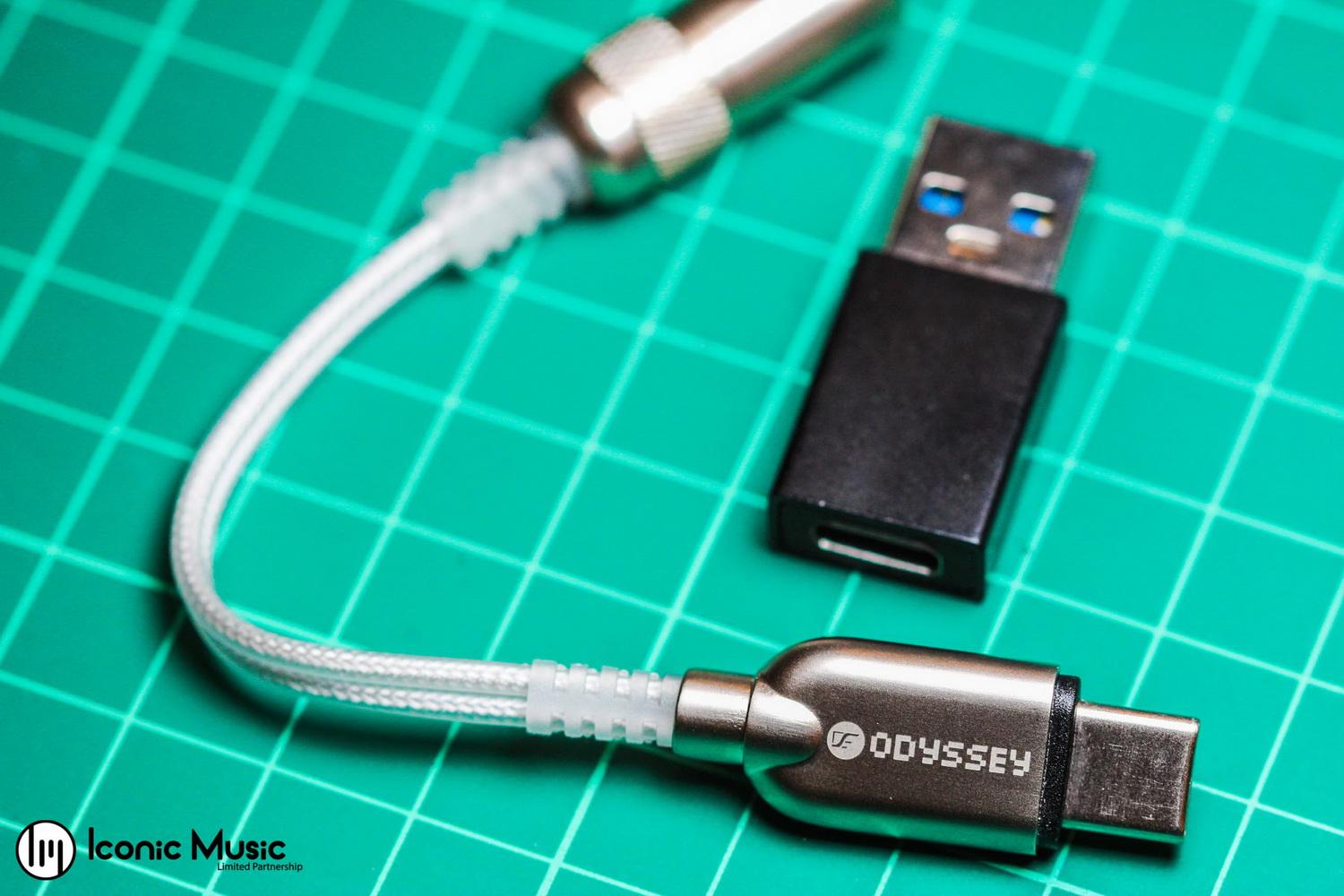 Venture Electronic ( VE ) รุ่น Odyssey HD SE ตัว DAC  Adapter สำหรับ USB Type C แปลงเป็น 3.5 มม. ช่วยให้คุณภาพเสียงดีขึ้นกว่าเดิมๆ เหมาะสำหรับหูฟัง Earbud เท่านั้น