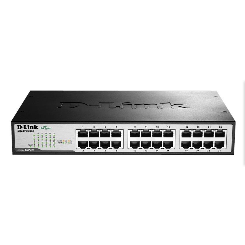 D-Link DGS-1016D GigaExpress 16-Port 10/100/1000 Rackmountable Switch (สีดำ)