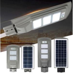 โคมไฟถนนโซล่าเซลล์ 60 W LED STREETLIGHT SOLAR CELL 60 W ปิด-เปิดอัตโนมัติ ตามสภาพแสง โดยจะมี Sensor ค่อยตรวจสอบสภาพแสง