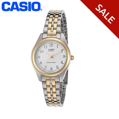 Casio นาฬิกาข้อมือผู้หญิง สายสแตนเลส สองกษัตริย์ รุ่น LTP-1129G-7B - มั่นใจ ของแท้ 100% ประกันศูนย์ 1 ปีเต็ม