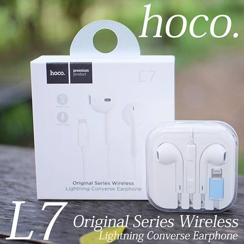 บลูทูธ หุฟัง Hoco L7 สินค้าของแท้ 100 %  หูฟังพร้อมไมค์ ปรับเสียงได้ สำหรับ iOS iPad / iPhone 6/7/8/X