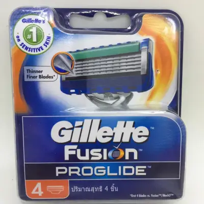 ใบมีดโกนหนวด Gillette FUSION PROGLIDE (Pack 4 ชิ้น)