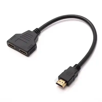 HDMI Y-HDMI splitter cable 1ออก2จอ full hd 1080p