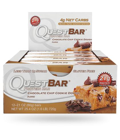 Quest Bar Chocolate Chip Cookie Dough 1 Box