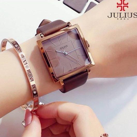 นาฬิกาข้อมือ Julius JA-354 สีน้ำตาล