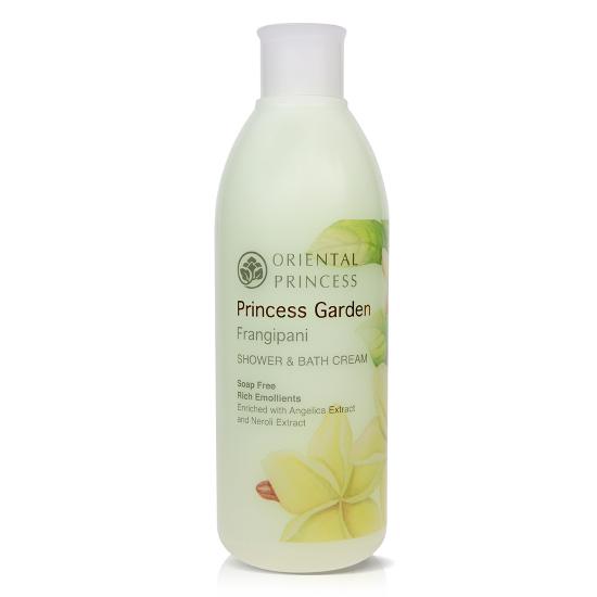 ครีมอาบน้ำ กลิ่นดอกลีลาวดี ออเรียนทอล Princess Garden Frangipani Shower & Bath Cream 1 ขวด 250 มล. ราคา 299 บาท*ส่งฟรี