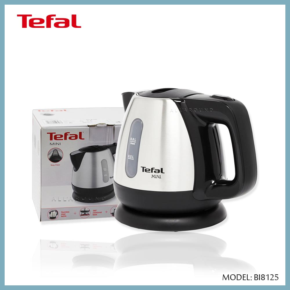 ดูภาพ TEFAL กาน้ำร้อนไฟฟ้า กาต้มน้ำ มินิ สแตนเลส รุ่น MINI BI8125 ขนาด 0.8 ลิตร เพิ่มเติม TEFAL กาน้ำร้อนไฟฟ้า กาต้มน้ำ มินิ สแตนเลส รุ่น MINI BI8125 ขนาด 0.8 ลิตร