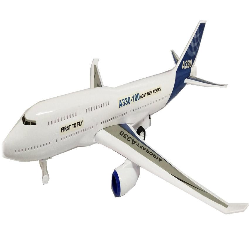 WIN TOYS ของเล่น เครื่องบินเด็กเล่นขนาดใหญ่ มีเสียงมีไฟ A330-100